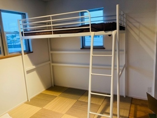 【再受付】IKEA ロフトベッド　スヴェルタ　マットレス付き