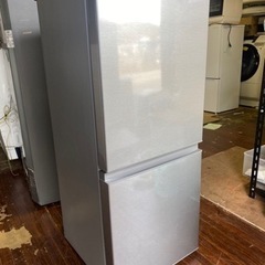 北九州市内配送無料　保証付き　２０２２年　冷蔵庫 ブラッシュシルバー AQR-13M-S [2ドア /右開きタイプ /126L] 