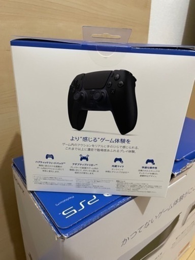最終値下げPS5   純正コントローラー　黒　新品未使用品