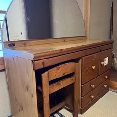 家具 ドレッサーの画像
