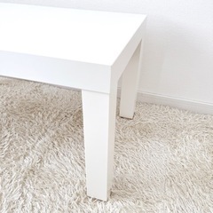 【0円でお譲りします！】IKEA   ローテーブル　ホワイトの画像