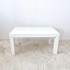 【0円でお譲りします！】IKEA   ローテーブル　ホワイトの画像