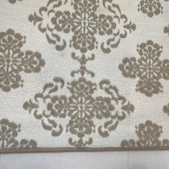 Francfranc ラグ　1900×1900ベージュ系の画像