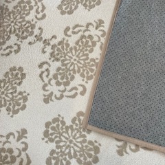 Francfranc ラグ　1900×1900ベージュ系の画像