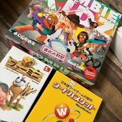 ボードゲームセット　ゾンビキッズ、ワードバスケット、ファーミニ
