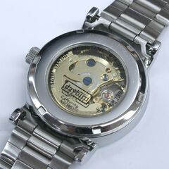 動作品 daybird 3334-1 自動巻き腕時計 オープンハート 裏スケ シルバー 3針 デイバード 札幌市 清田区 平岡 Ｔの画像