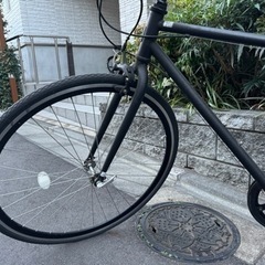 3/10まで受け取りの方優先】クロスバイク 自転車 ブラック 黒 6段ギア付き