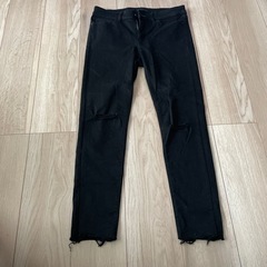 レディース　ダメージ　ユニクロ　スキニーパンツ　UNIQLO