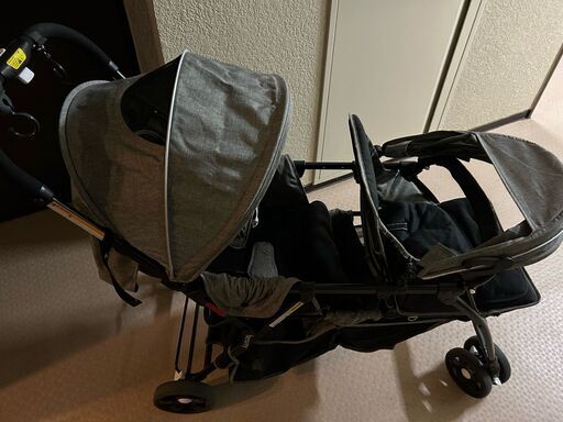 2人乗りベビーカー縦型【中古】