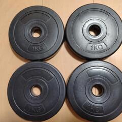 (中古品)バーベルにもなるダンベルセット　20㎏✕2の画像