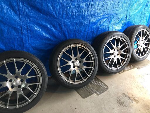 MB GLA250(X156) 2017年式用鍛造ホイール4本.純正ルーフキャリア