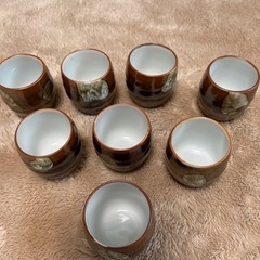おちょこ　盃　お揃い8個の画像