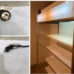 ＜出品停止＞⭐⭐値下げ中⭐⭐ 【現状品販売及び直接引き取り限定】 冷蔵ショーケース MCU-34GKPOR W900×D600×H1900 重量180㎏ 単相100V 三相200Ｖ 50/60㎐ オープンショーケースの画像