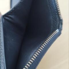 コーチ ラウンドファスナー財布  メンズ レザー BLACK の画像