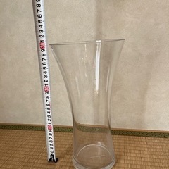 花瓶　ガラス製の画像