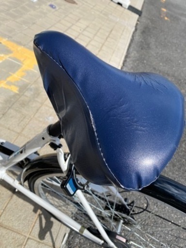 本日取引予定　自転車防犯登録削除願い申請済み　自転車 ダイニチ　白　イオンバイクで購入　新品の半額以下です。