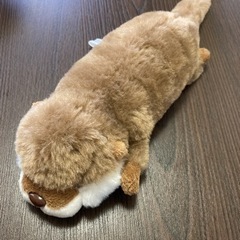 美品　アクアマリン　カワウソ　ぬいぐるみ