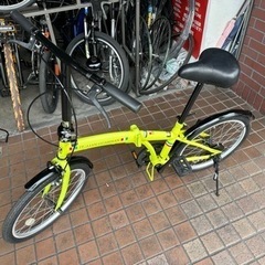 黄緑 折りたたみ自転車(自転車)の中古が安い！激安で譲ります・無料であげます｜ジモティー