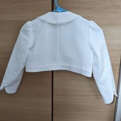 フォーマルワンピースとボレロ　ピンク　115センチの画像