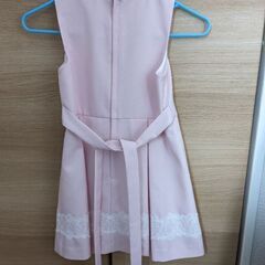 フォーマルワンピースとボレロ　ピンク　115センチの画像