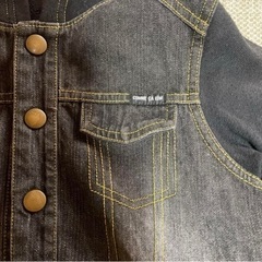 コムサイズム　ダメージ風パーカーの画像