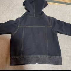 コムサイズム　ダメージ風パーカーの画像