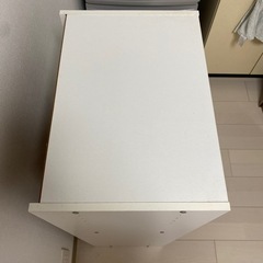 ニトリ　カラーBOXカラボ　3段　ホワイトの画像
