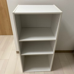ニトリ　カラーBOXカラボ　3段　ホワイトの画像