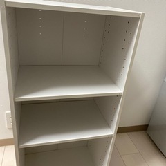 ニトリ　カラーBOXカラボ　3段　ホワイトの画像