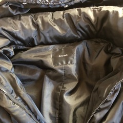 ダウンコート　黒の画像