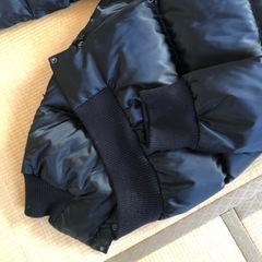 ダウンコート　黒の画像