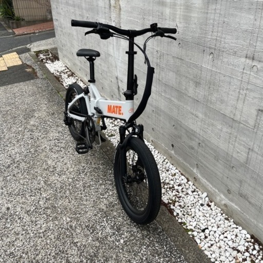 送料込mate fusion MATE 折りたたみ式電動アシスト自転車 ネイビー MATE Fusion / メイトフュージョン【MATE.BIKE JAPAN OFFICIAL】