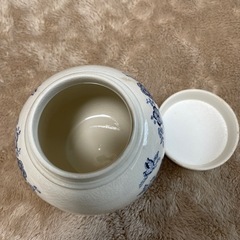 トワイニング紅茶葉ポット　陶器　キャニスター　メイソンズの画像