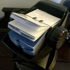 回転式名刺ホルダー●ROLODEX●中古品　事務用品　レトロ　机、デスクがオシャレに！の画像