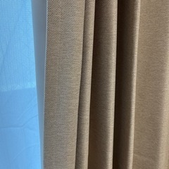 ニトリ　カーテン　幅100×丈190cm×2枚の画像