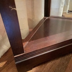 【無料】木製コーナーラック3段をお譲りしますの画像