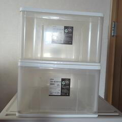 ニトリ　クローゼットケース　2つの画像