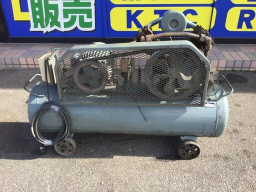 【エコツール 知立店】〇HITACHI/日立 60Hz三相200Vタンク容量150L3.7kw(5馬力)エアーコンプレッサーBEBICON/ベビコン BP-10TL   IT15UE88LOZ4【愛知県/知立市/工具】