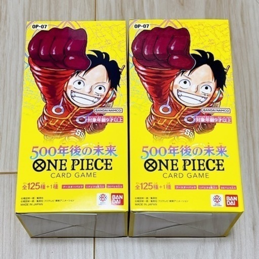 ONE PIECE ワンピースカード 500年後の未来 BOX テープカット 未開封
