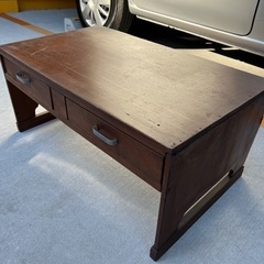 昭和レトロ　座卓、小机、勉強机の画像