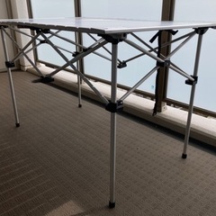 コールマン　アルミロールテーブルの画像