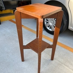 昭和レトロ　観葉植物置きの画像