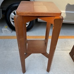 昭和レトロ　観葉植物置きの画像