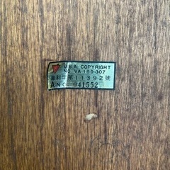 【中古品】三越ブルージュ シンリー shin-lee アンティーク家具 椅子 ダイニングチェア ヴィンテージ 生活家具の画像