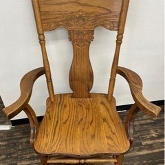 【中古品】三越ブルージュ シンリー shin-lee アンティーク家具 椅子 ダイニングチェア ヴィンテージ 生活家具の画像