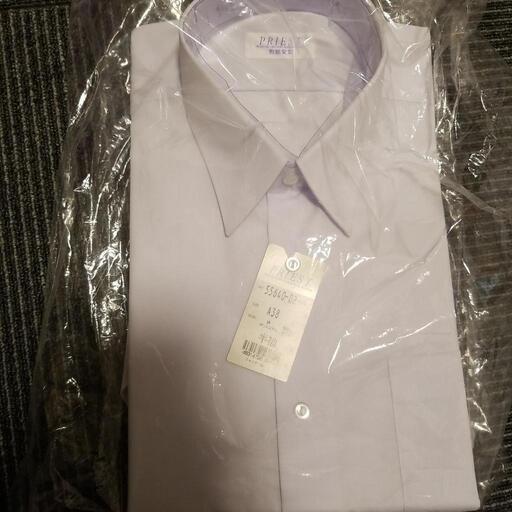 学生服　新品半袖　ブラウス　白シャツ　中学生　高校