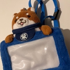 柴犬 パスケース カードケースの画像