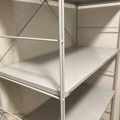 無印スチールユニットシェルフの画像