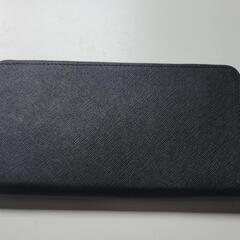 GLEVIO　グレヴィオ メンズ　長財布　ブラックレッド