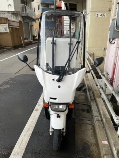 ヤマハ　ギア　UA06J　車体　屋根付き　ドライブレコーダー　大型ボックス付き　Pブレーキ